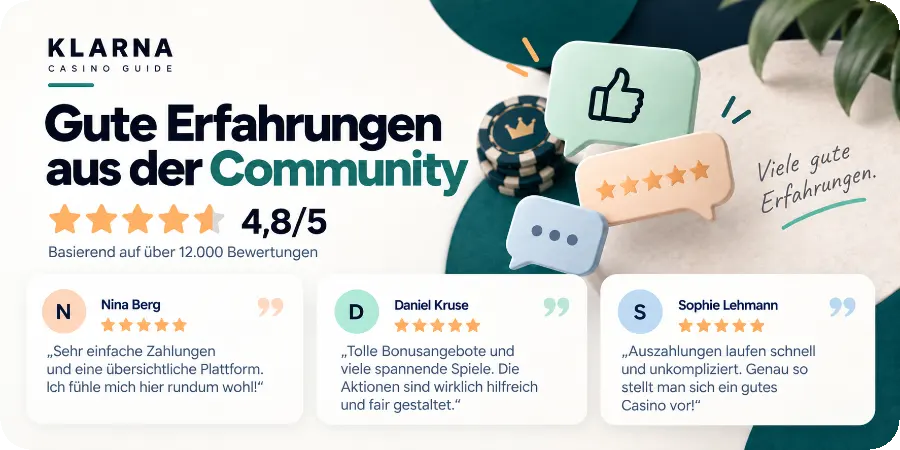 Kundenerfahrungen mit Klarna Casinos Deutschland