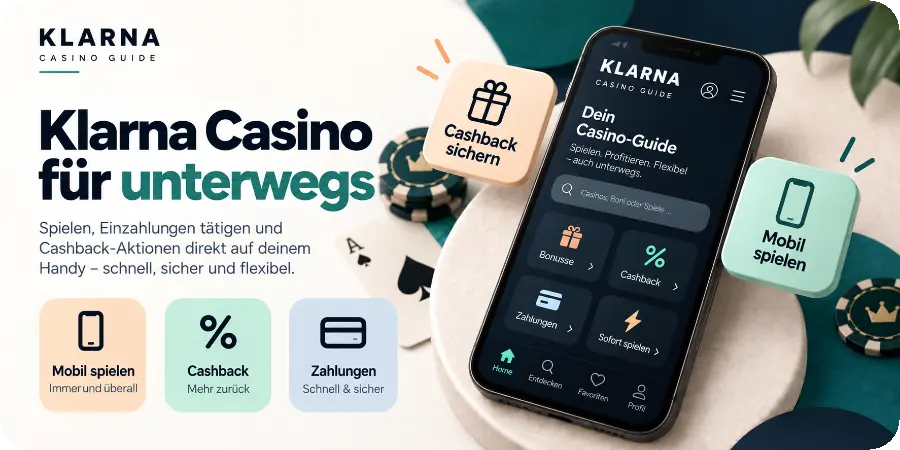 Klarna Casinos Deutschland mobil mit Cashback