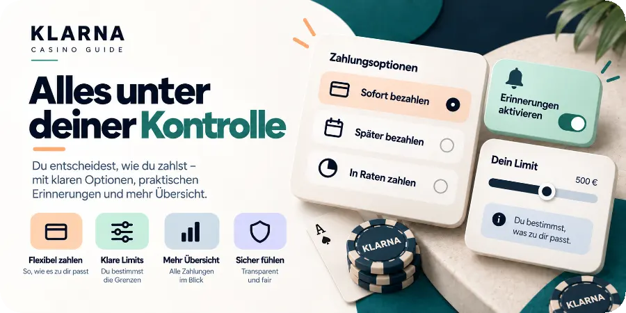 Zahlungskontrolle bei Klarna Casinos Deutschland